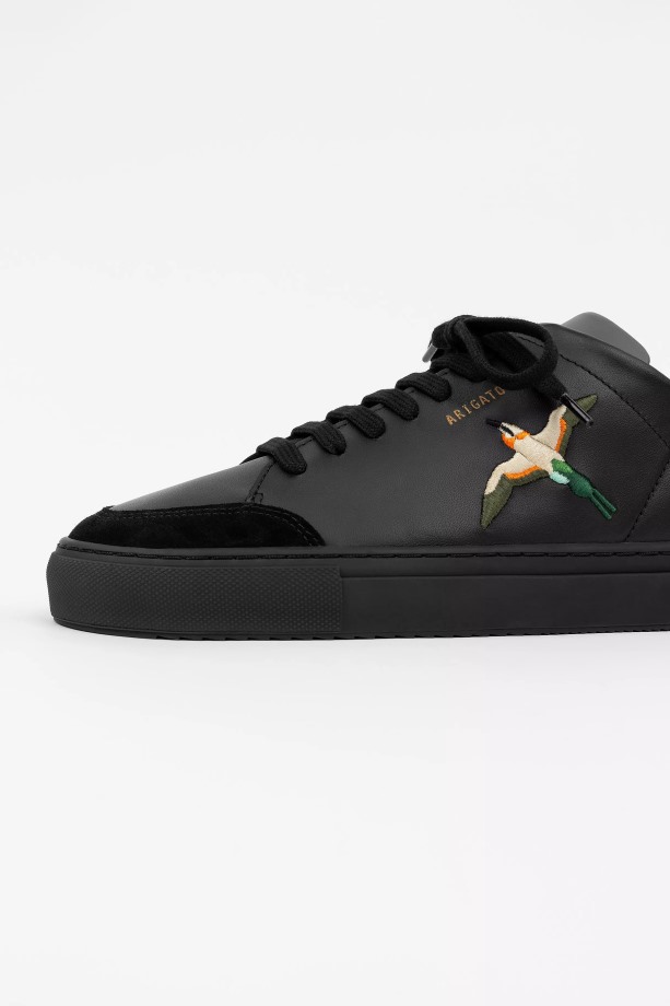 Axel Arigato Clean 90 Triple Bee Bird Zwart Legergroen