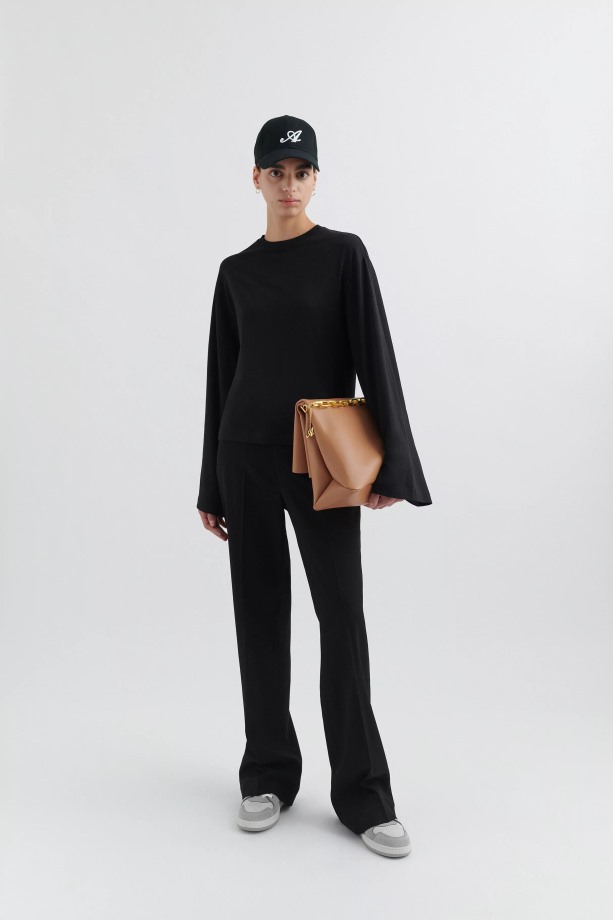 Local T-shirt Met Lange Mouwen Zwart Axel Arigato