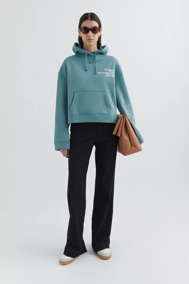 Cure Cropped Hoodie Bretagne Blauw Axel Arigato