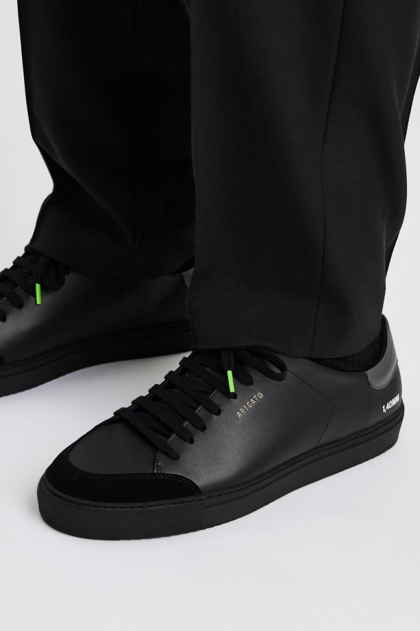 Axel Arigato Clean 90 Triple Zwart Grijs Oranje