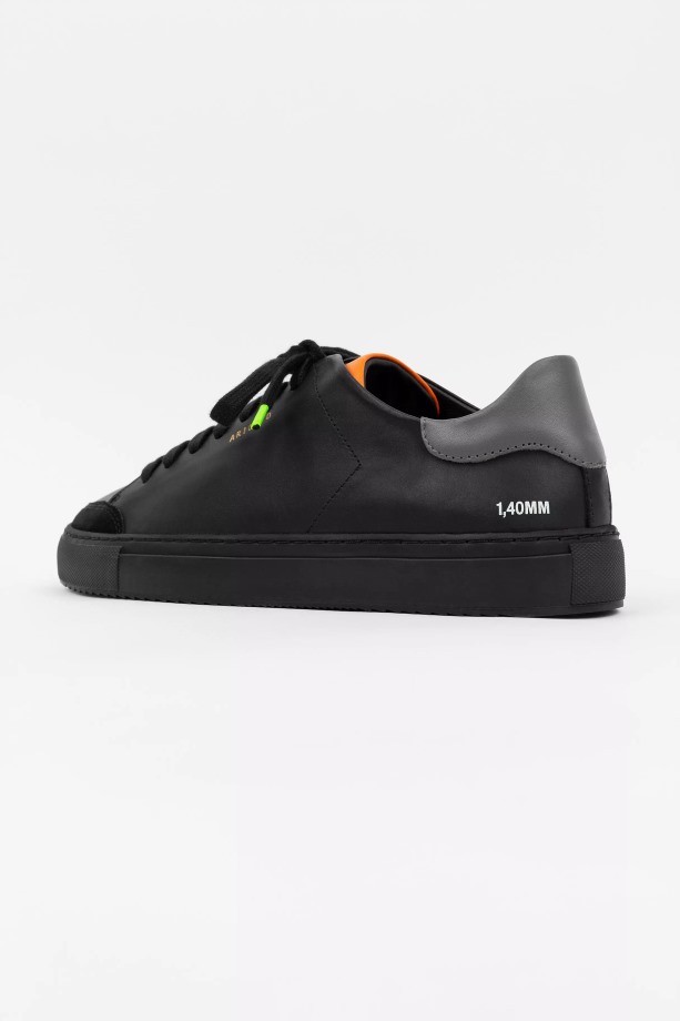 Axel Arigato Clean 90 Triple Zwart Grijs Oranje