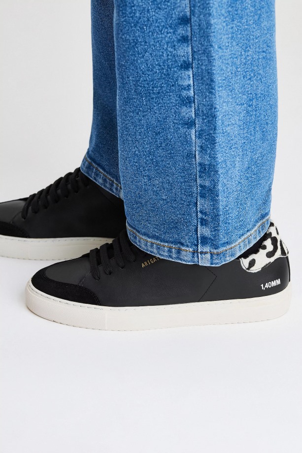 Clean 90 Triple Animal Zwart Wit Luipaard Blauw Axel Arigato