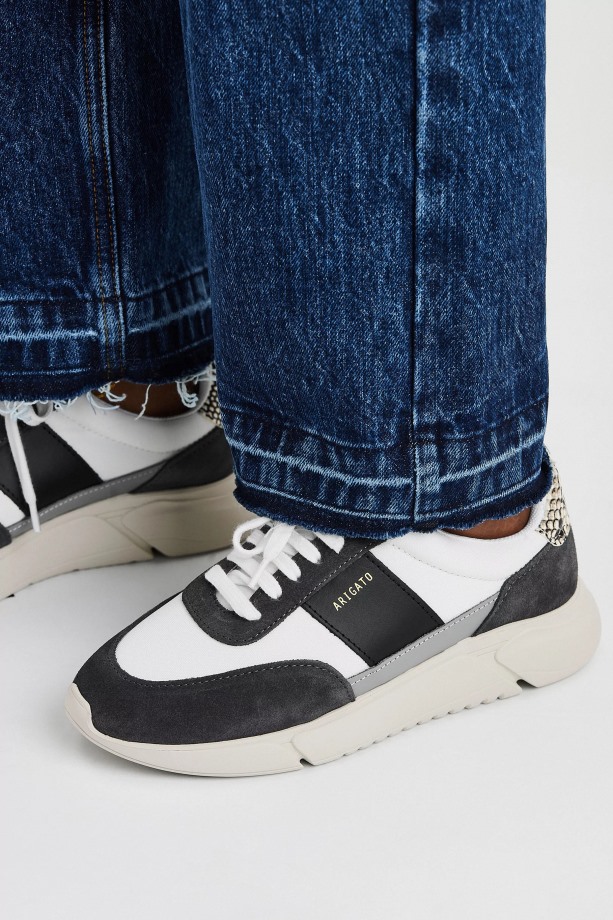 Genesis Vintage Loper Donkergrijs Zwarte Slang Axel Arigato