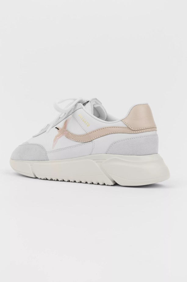 Axel Arigato Genesis Stripe Bij Vogel Wit Roze